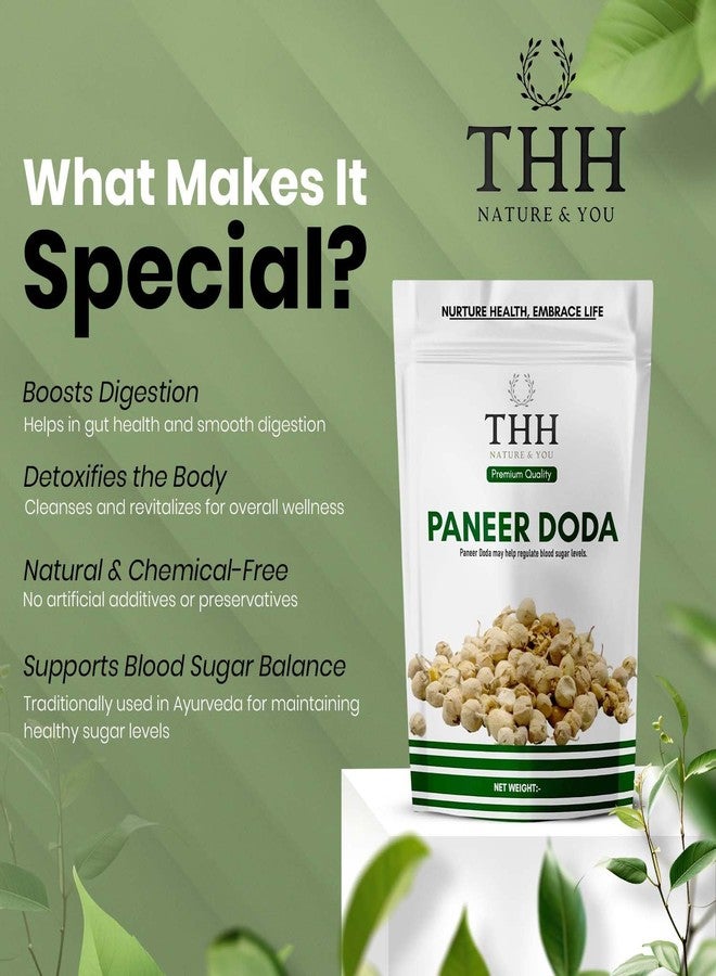 THH Paneer Doda Phool for Diabetes| Dodi (Flower)| Natural Paneer ke Phool 350gm - Image 3